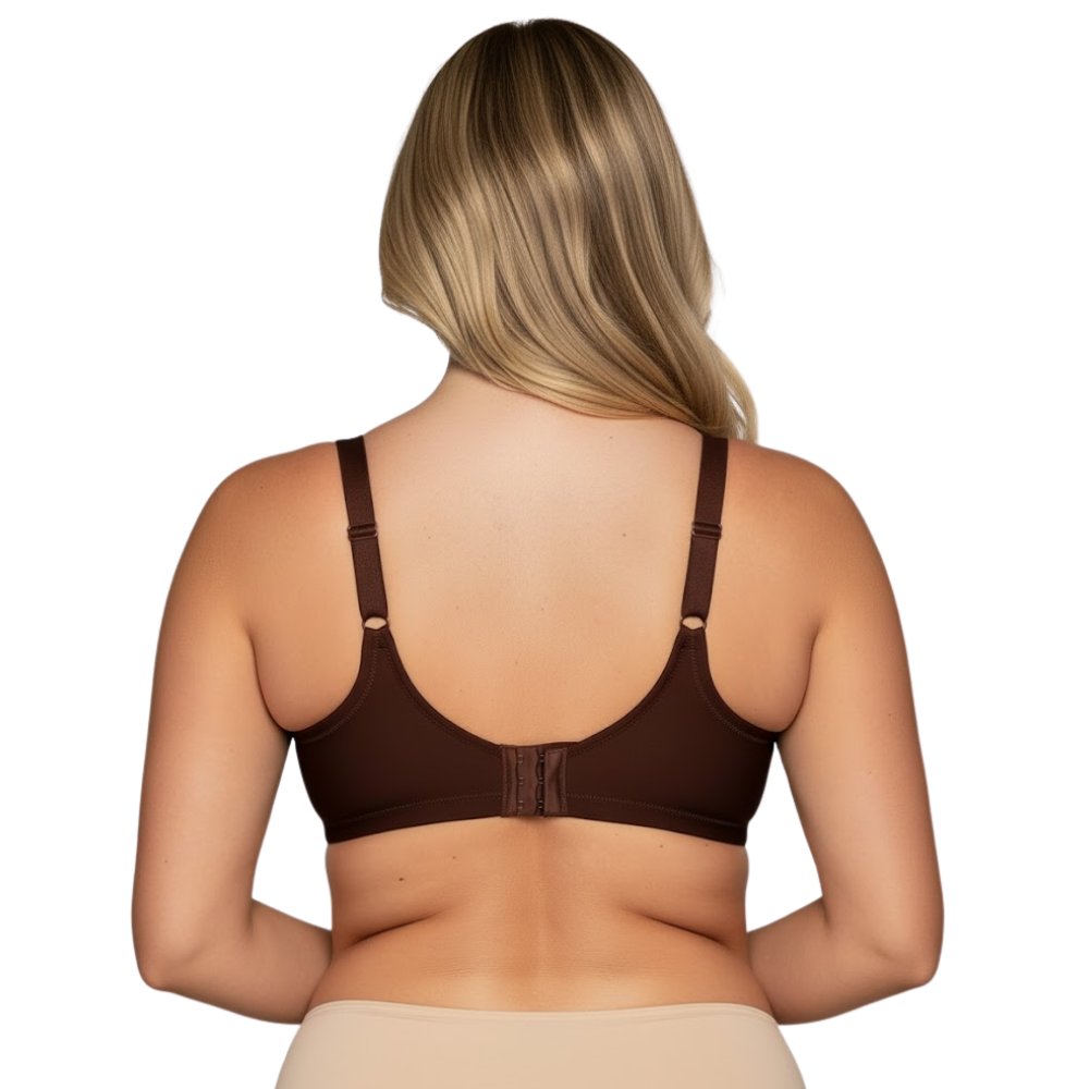 Back Smoothing Support Bra for Women with Lightly Lined Cups and Flexible Fit