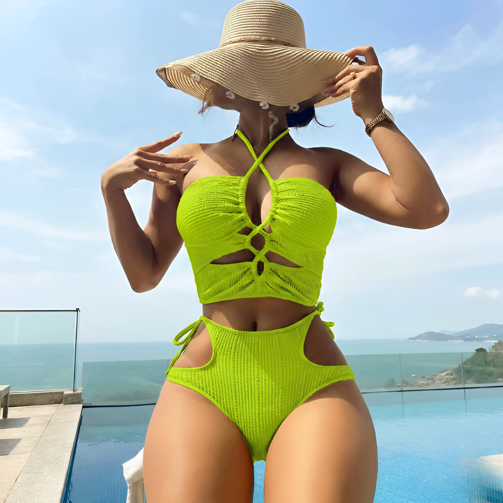 Criss Cross Swimsuits, Bikinis Sets