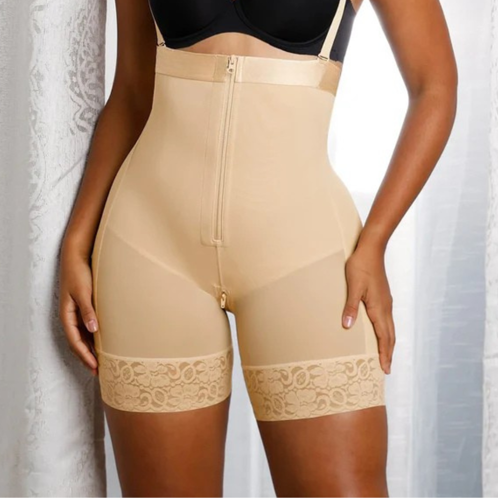 Women Firm Tummy Compression Bodysuit Shaper With Butt Lifter-Secret Slim Wear