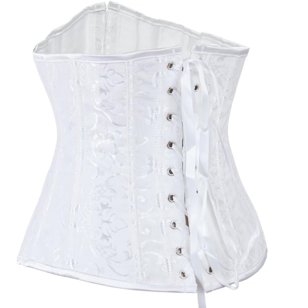 Brocade Underbust Boned Corset Belt For Women