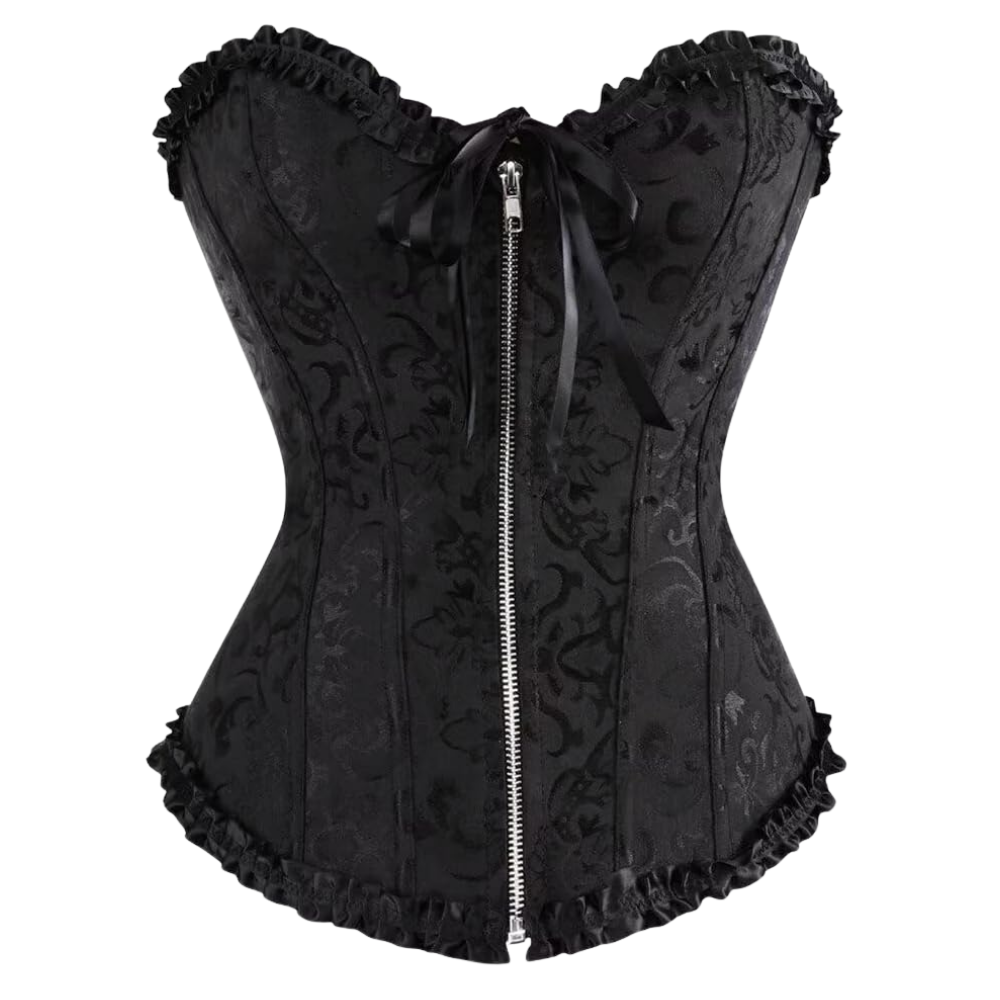 Vintage Floral Corset Bustier Top