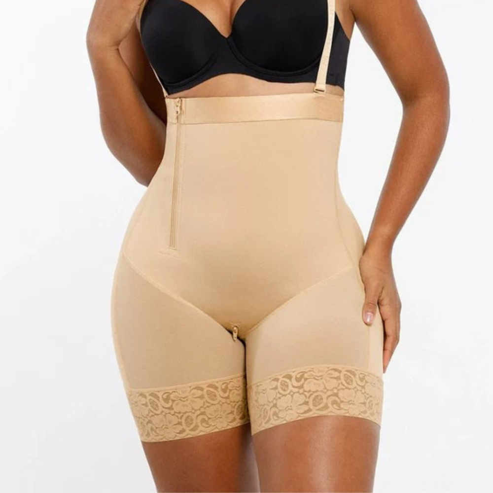 Women Firm Tummy Compression Bodysuit Shaper With Butt Lifter-Secret Slim Wear