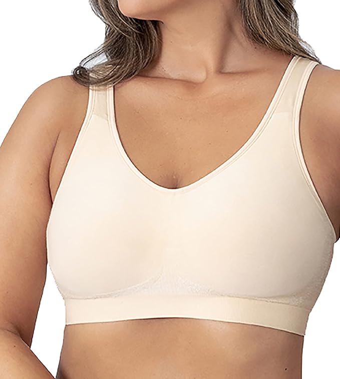 Plus Size Seamless Wireless Support Bra with Soft Adjustable Fit-Secret Slim Wear
