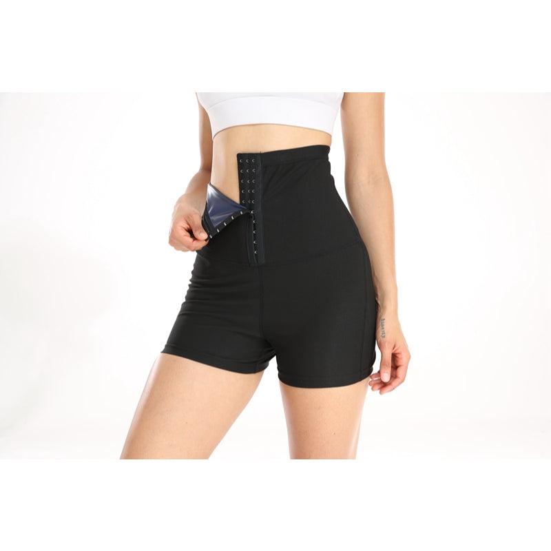 Sauna High Rise Shorts – Sweat Enhancing and Contoured Fit-Secret Slim Wear