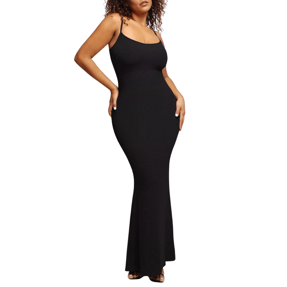 Built-In Shapewear Modal Dress – All-Day Comfort and Hourglass Shape-Secret Slim Wear