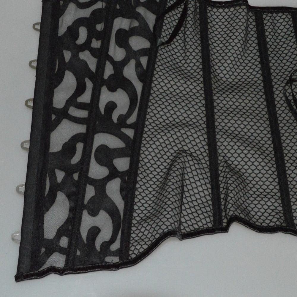 Steampunk Mesh Waist Corset – Breathable Cincher for Women-Secret Slim Wear