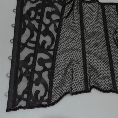 Steampunk Mesh Waist Corset – Breathable Cincher for Women-Secret Slim Wear