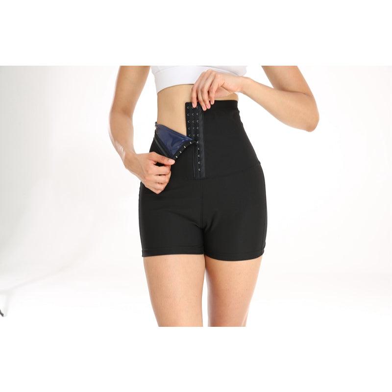 Sauna High Rise Shorts – Sweat Enhancing and Contoured Fit-Secret Slim Wear