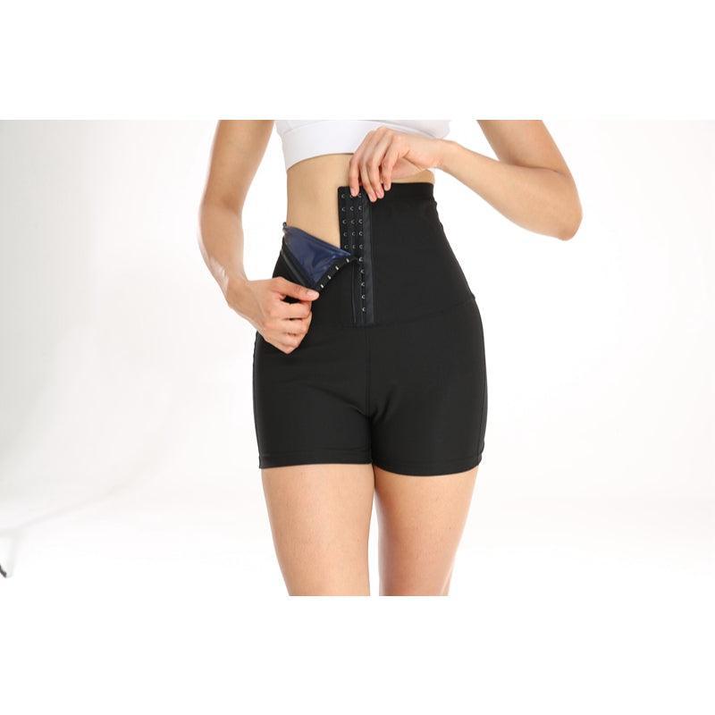 Sauna High Rise Shorts – Sweat Enhancing and Contoured Fit-Secret Slim Wear