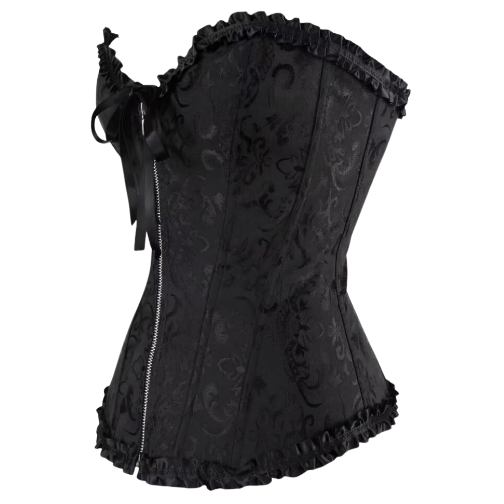 Vintage Floral Corset Bustier Top