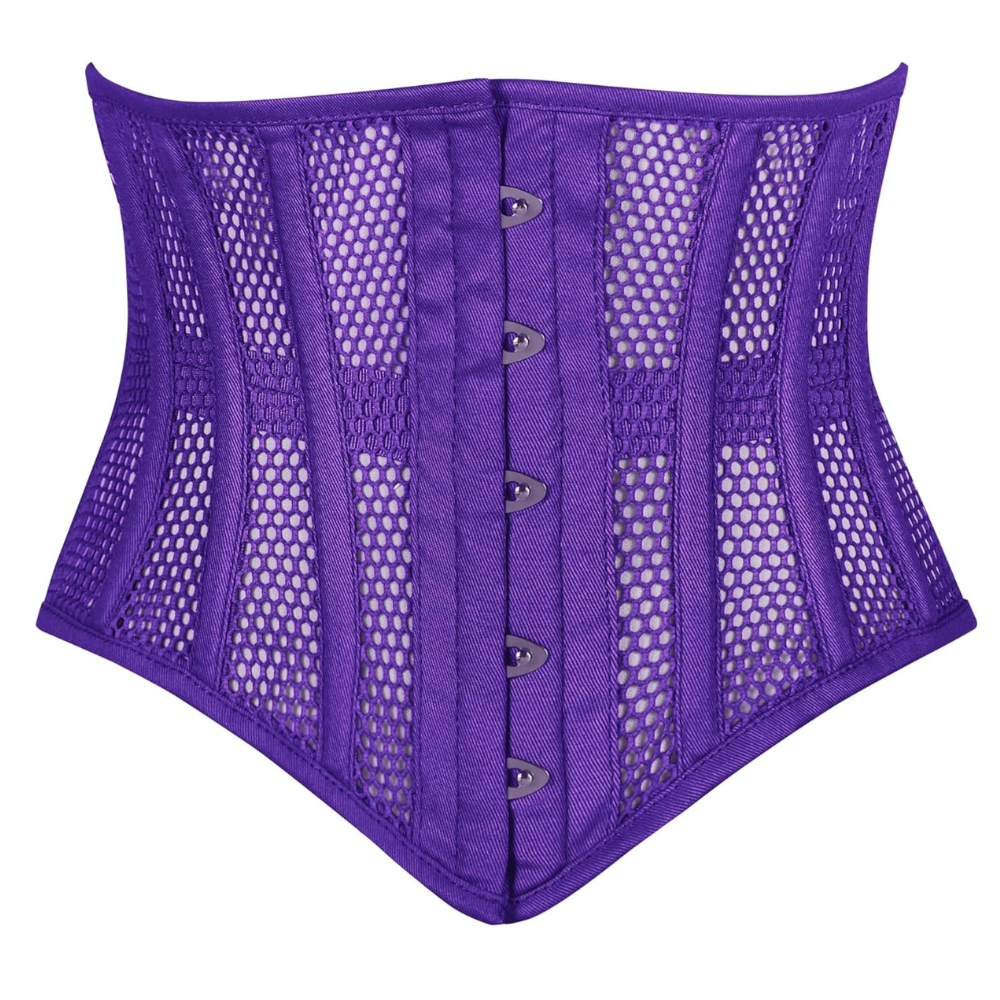 Heavy Duty Steel Boned Underbust Mesh Corset Cincher