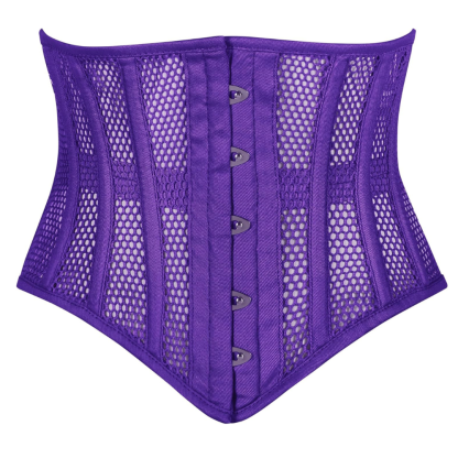 Heavy Duty Steel Boned Underbust Mesh Corset Cincher