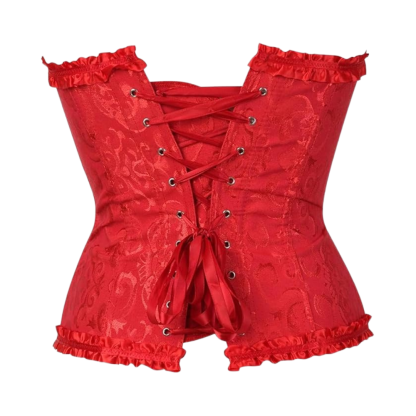 Floral Trim Shapewear Corset Top For Women