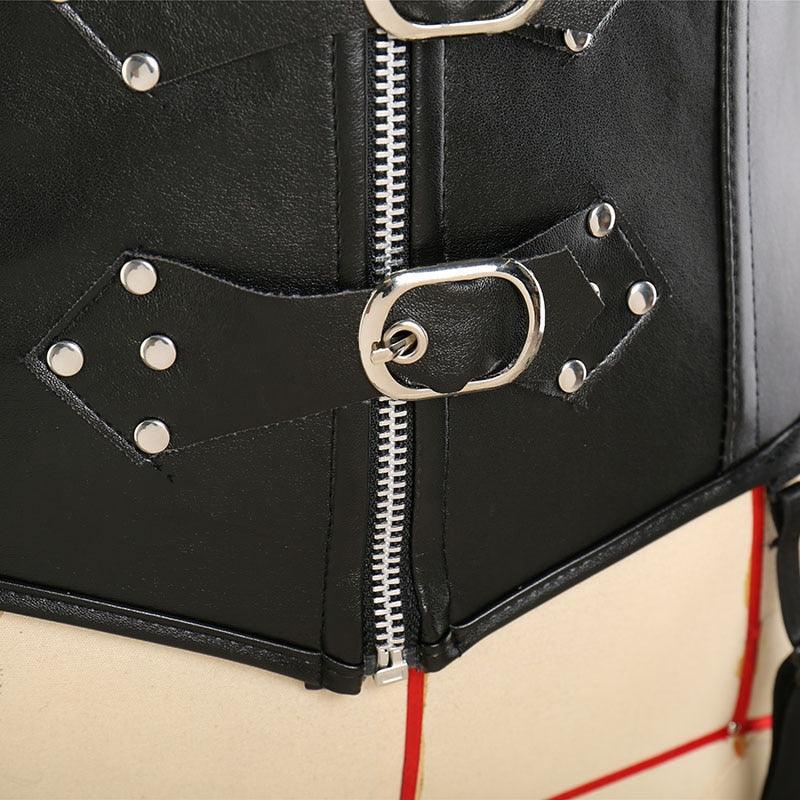 Steampunk Gothic Leather Corset – Vintage-Inspired Waist Shaper-Secret Slim Wear
