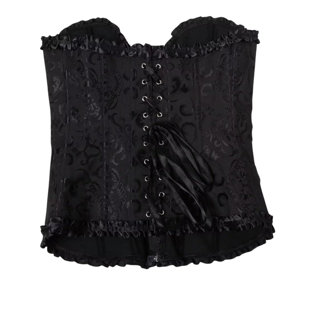 Vintage Floral Corset Bustier Top