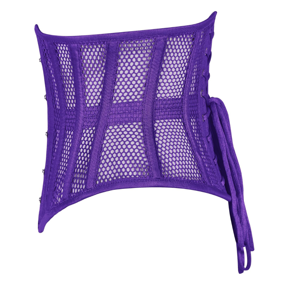 Heavy Duty Steel Boned Underbust Mesh Corset Cincher