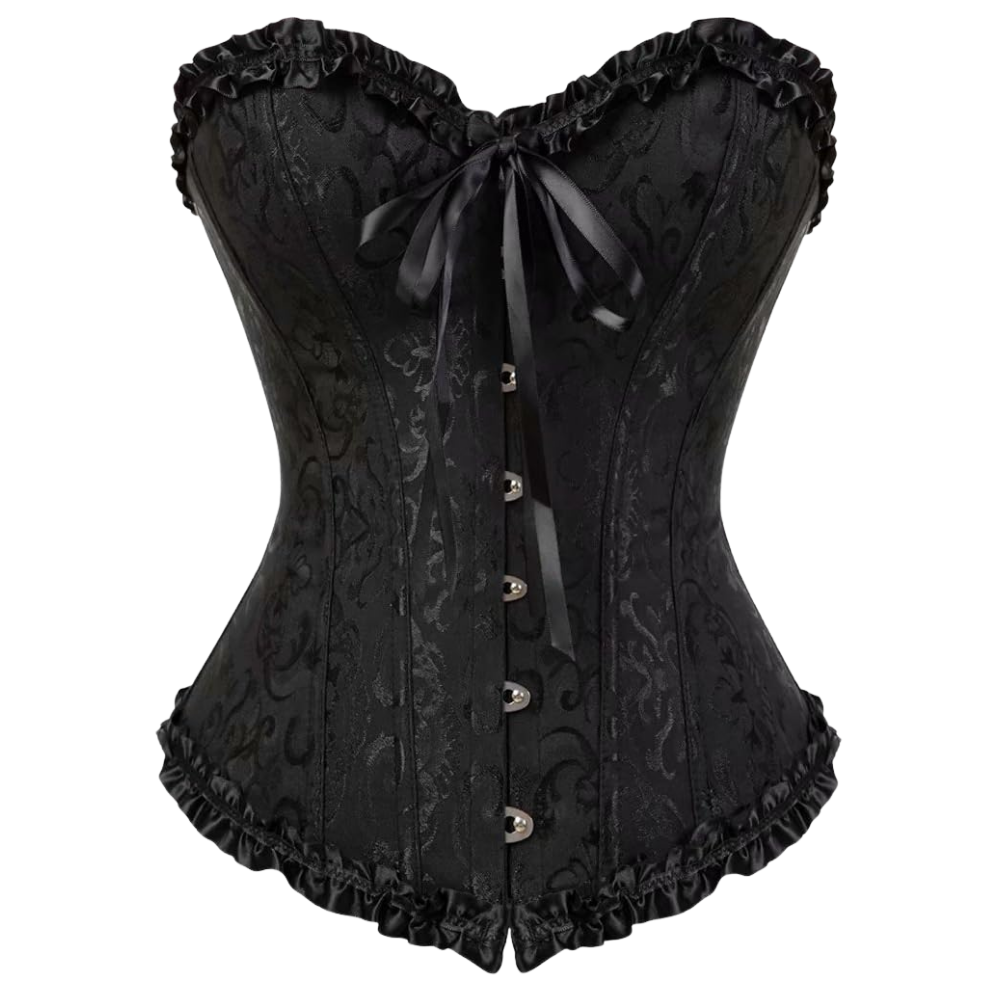 Vintage Floral Corset Bustier Top