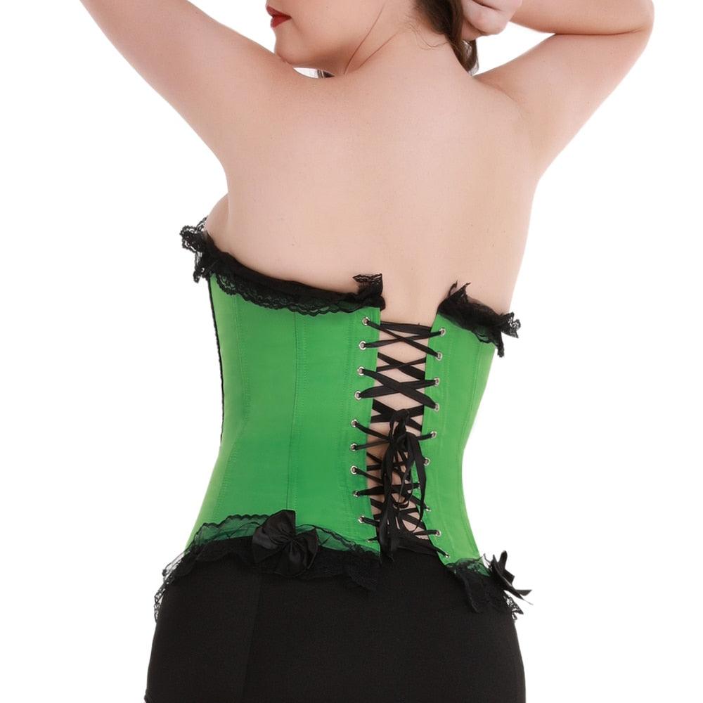 Steampunk Gothic Lace Corset – Vintage-Inspired Waist Shaper-Secret Slim Wear