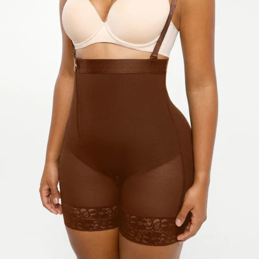 Women Firm Tummy Compression Bodysuit Shaper With Butt Lifter-Secret Slim Wear