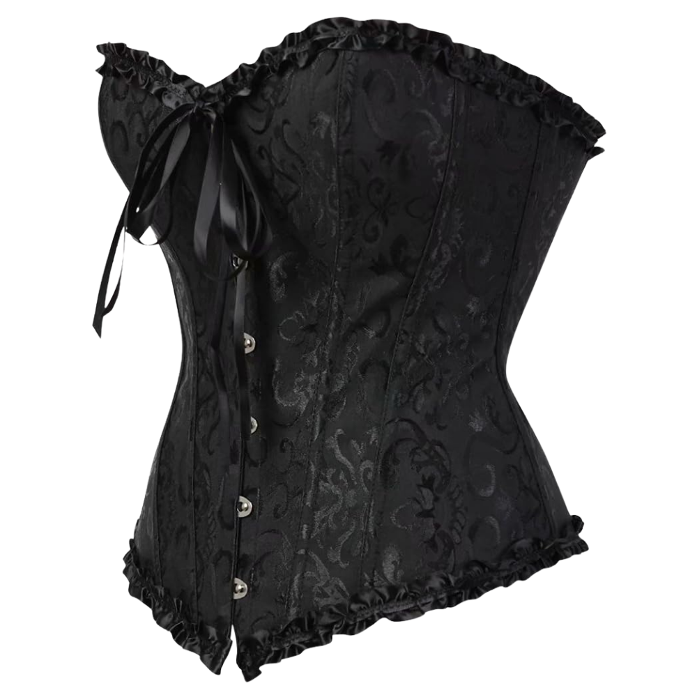 Vintage Floral Corset Bustier Top