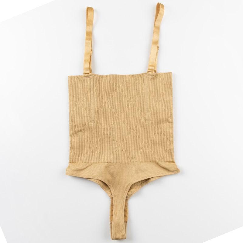 Adjustable Strap Thong Shapewear – Seamless Shaping for a Sleek Look-Secret Slim Wear
