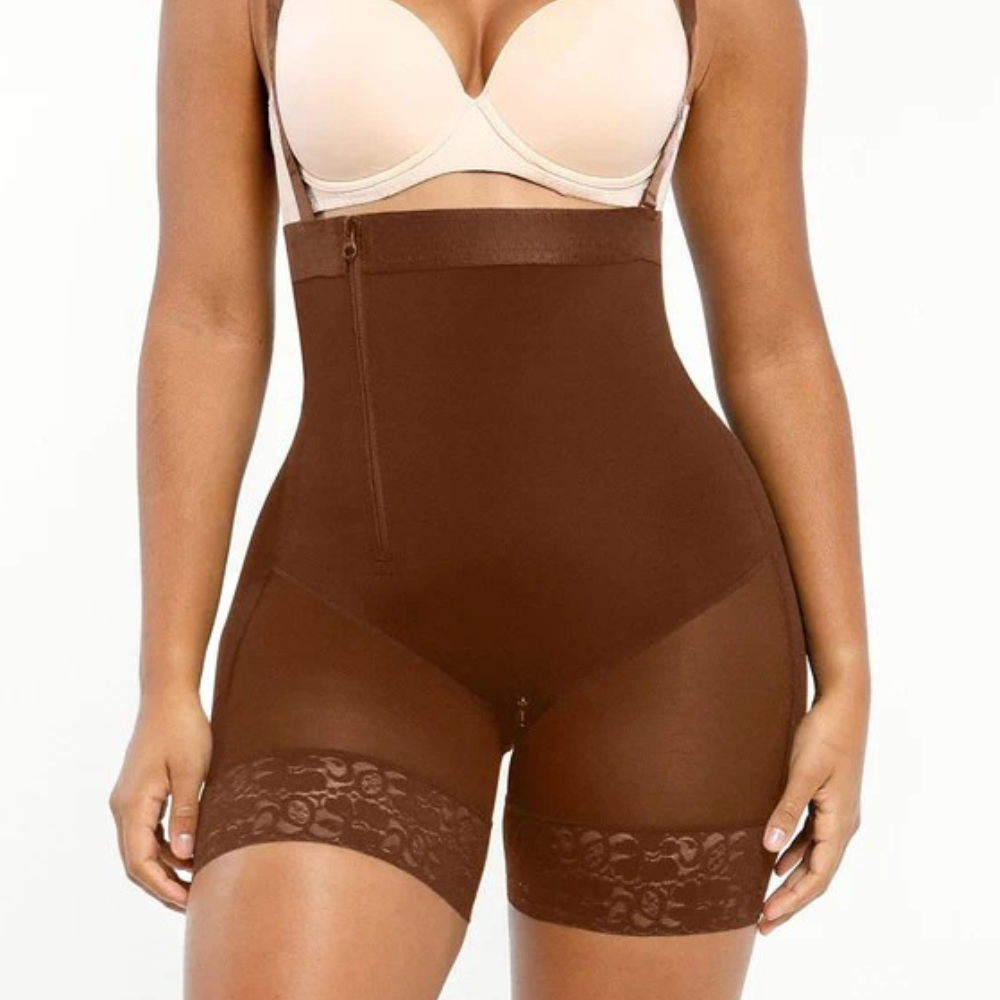 Women Firm Tummy Compression Bodysuit Shaper With Butt Lifter-Secret Slim Wear