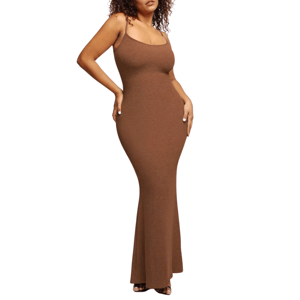 Built-In Shapewear Modal Dress – All-Day Comfort and Hourglass Shape-Secret Slim Wear