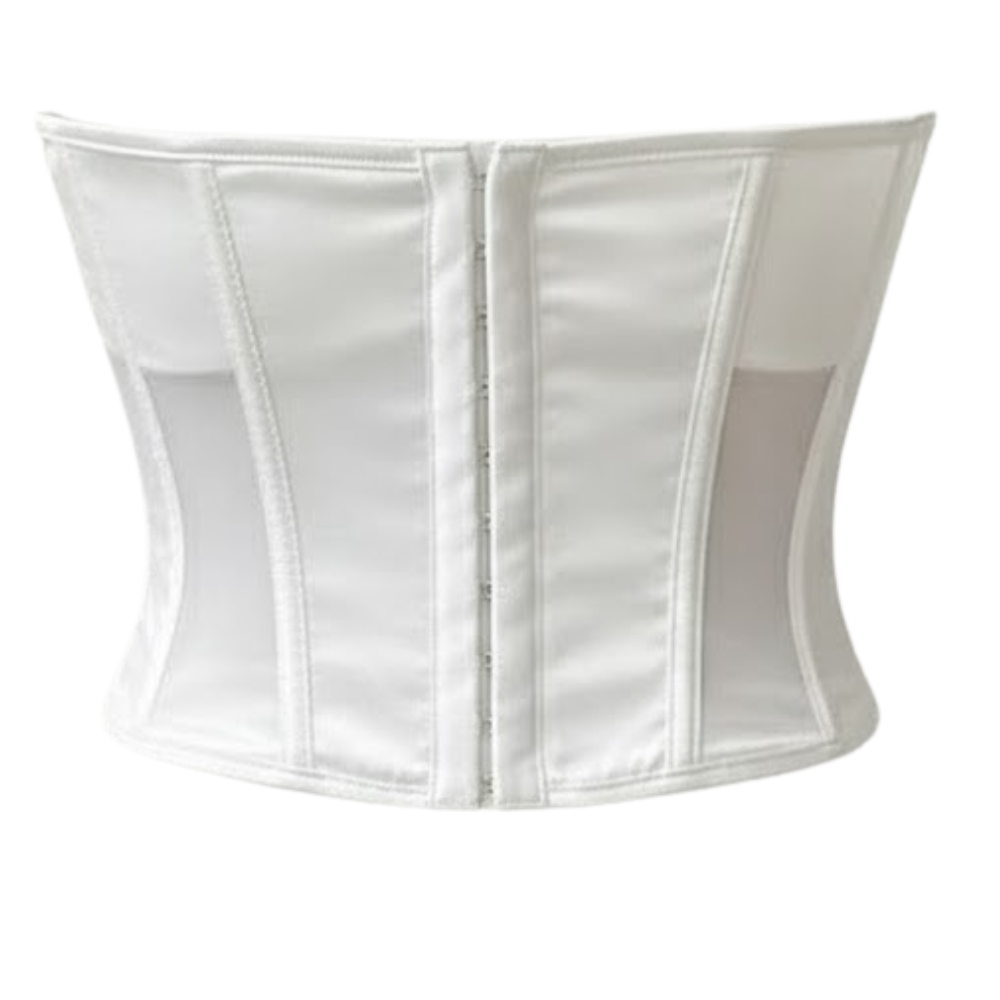 Floral Print Strapless Bustier Corset Top for Women