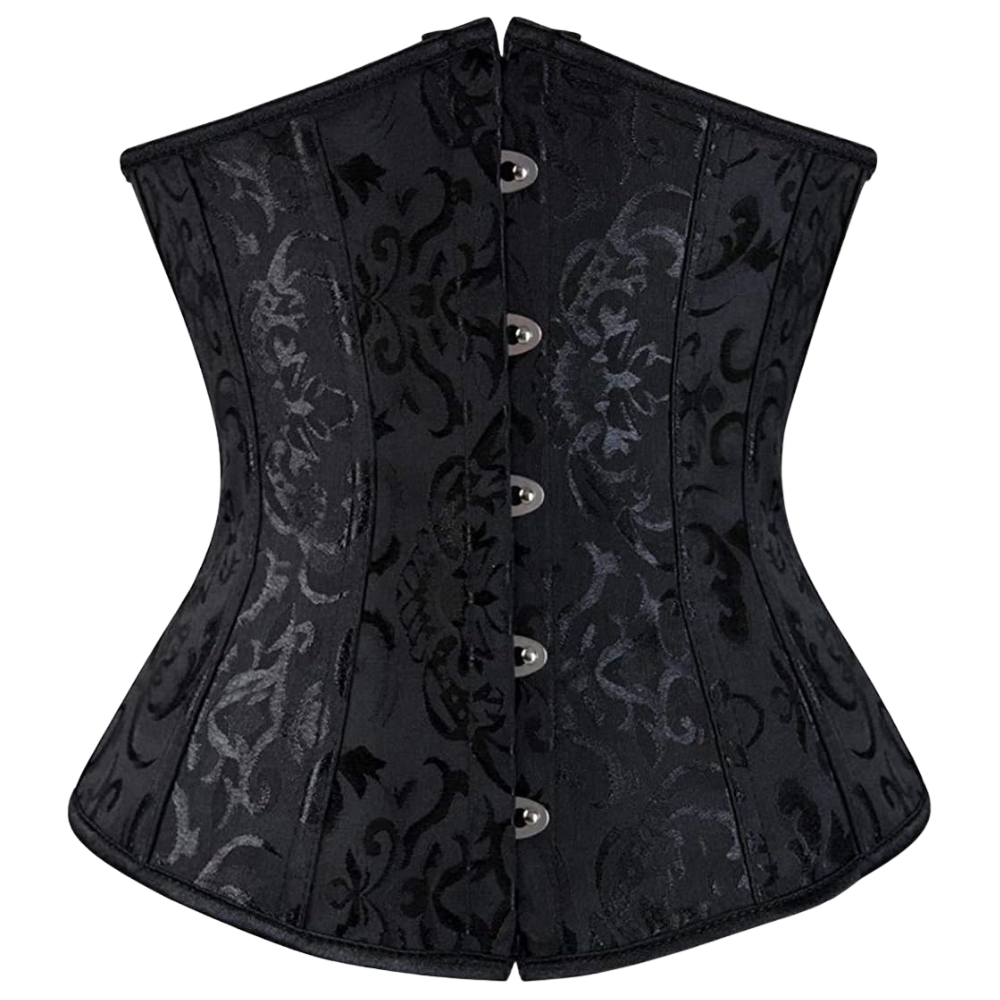 Plus Size Satin Overbust Corset Bustier Top