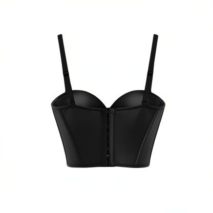 Irregular Hem Tube Top With Flexible Boned Support