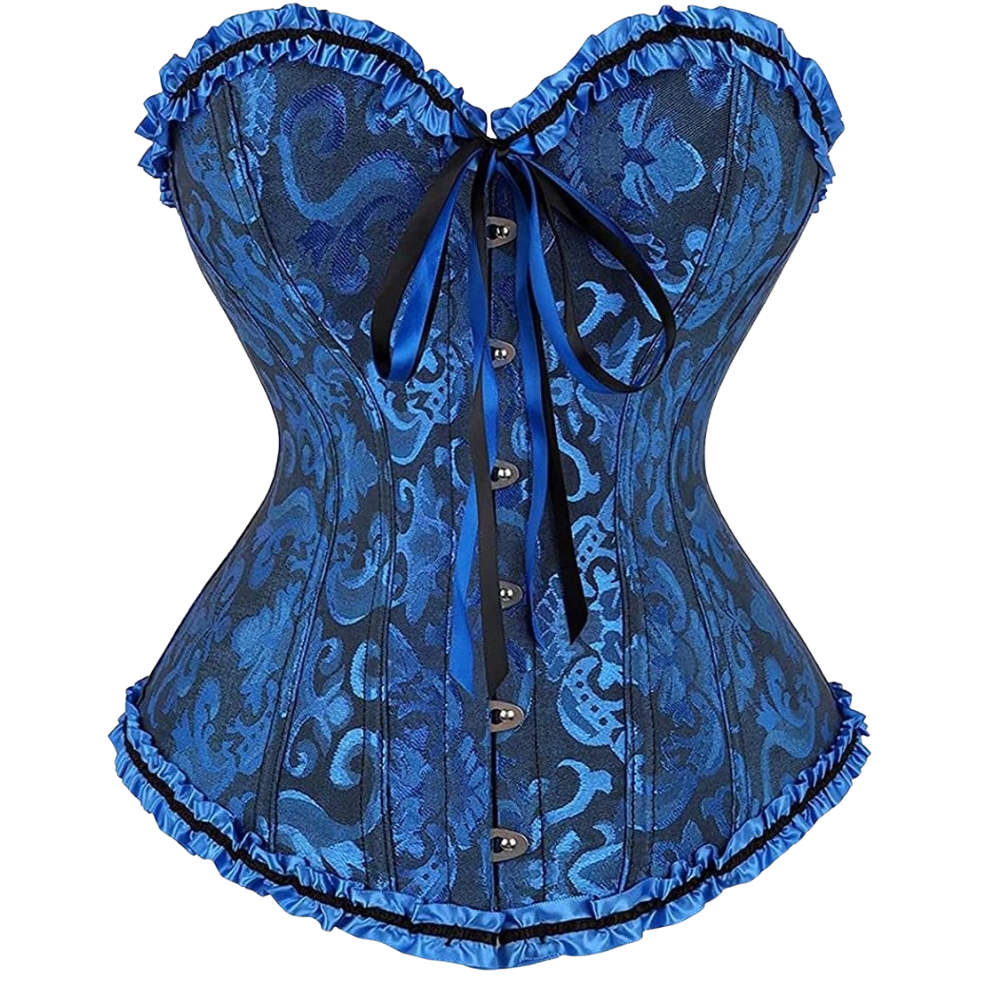 Vintage Floral Corset Bustier Top