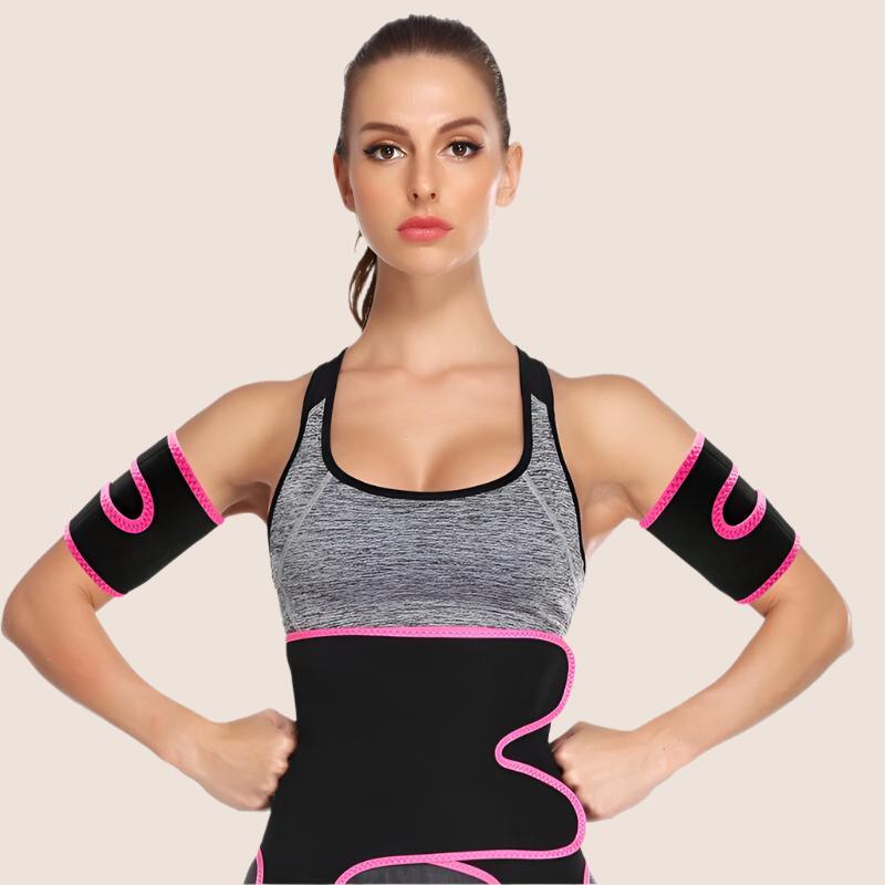Arm Trimmers Pair – Gym Compression Bands for Men & Women-Secret Slim Wear