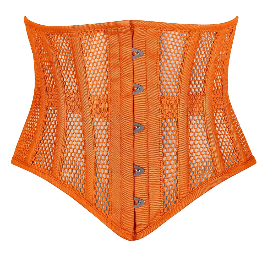 Heavy Duty Steel Boned Underbust Mesh Corset Cincher