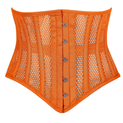 Heavy Duty Steel Boned Underbust Mesh Corset Cincher
