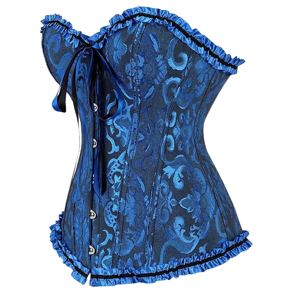 Vintage Floral Corset Bustier Top