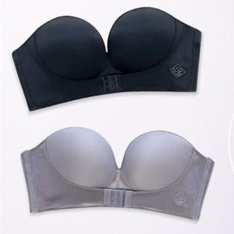 Wireless Front Buckle Bra – Strapless and Secure Fit-Secret Slim Wear