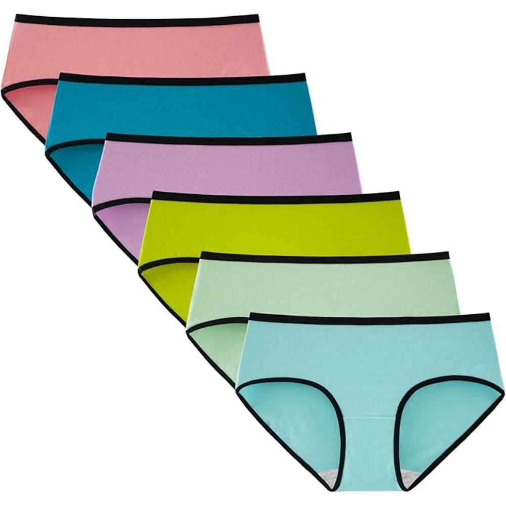Women Style Briefs 6 Pack With Stretch band
