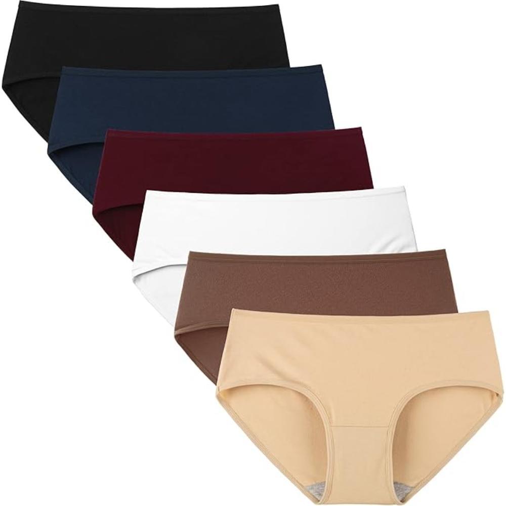 Women Style Briefs 6 Pack With Stretch band