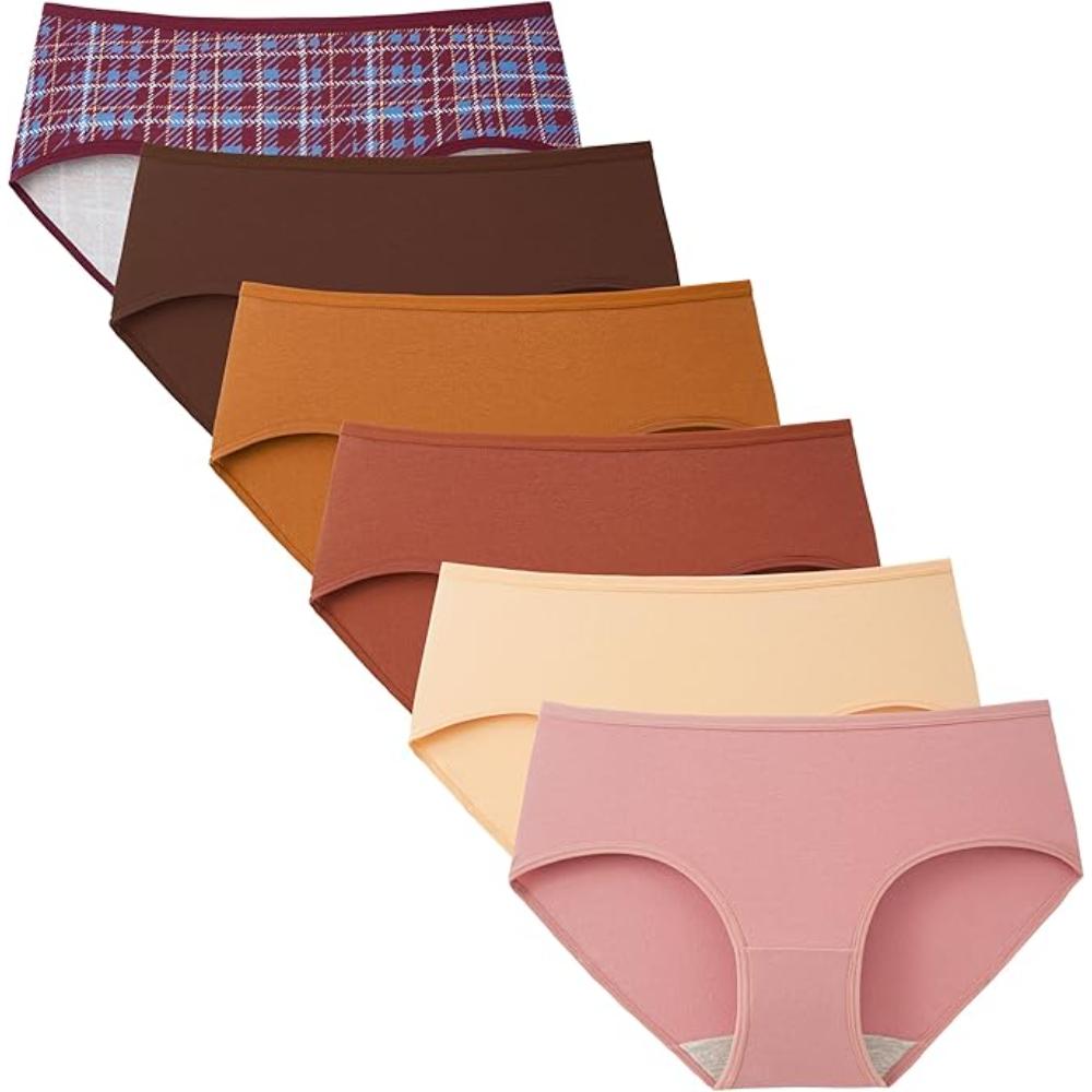 Women Style Briefs 6 Pack With Stretch band