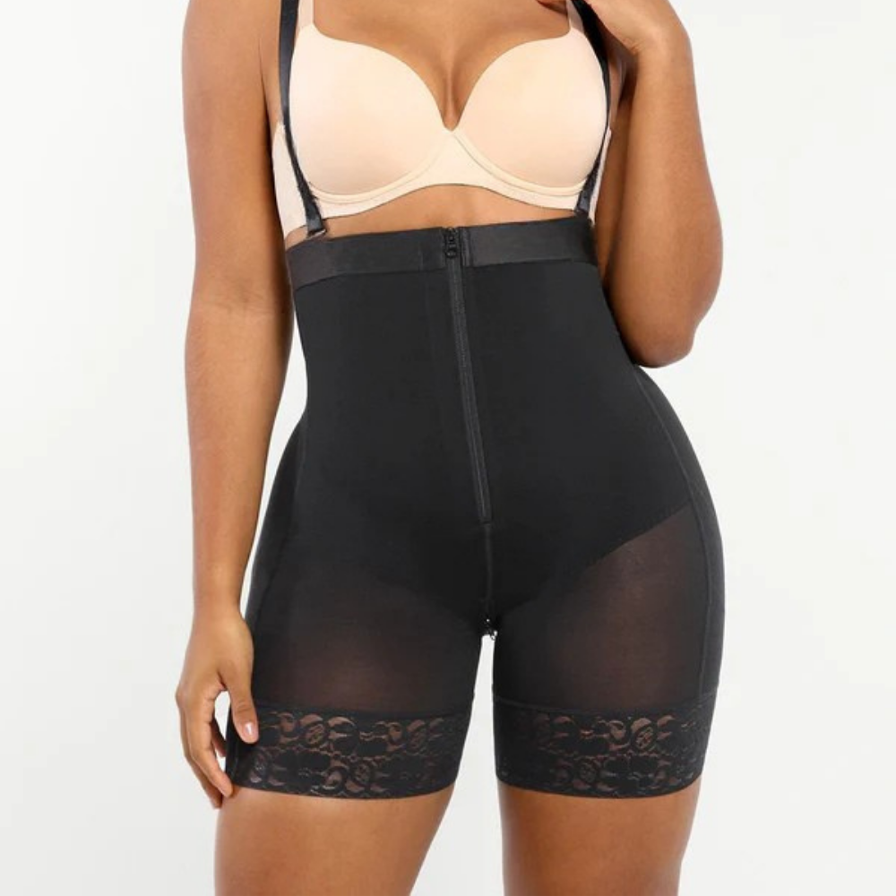 Women Firm Tummy Compression Bodysuit Shaper With Butt Lifter-Secret Slim Wear