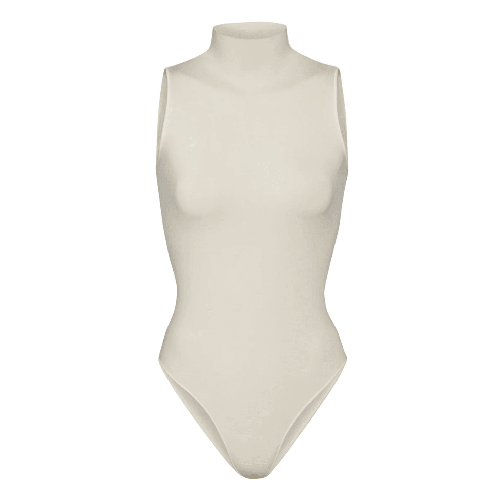 Turtleneck Sleeveless Soft Bodysuit - Comfortable and Stylish-Secret Slim Wear