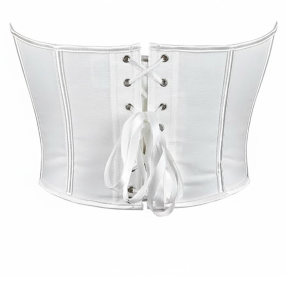 Sweetheart Neck Boned Bustier Crop Top For Women