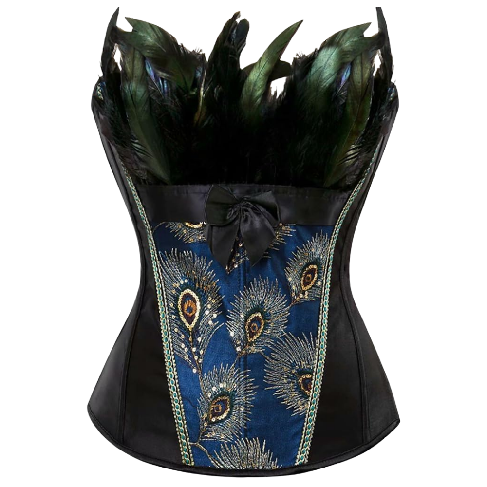 Vintage Floral Corset Bustier Top