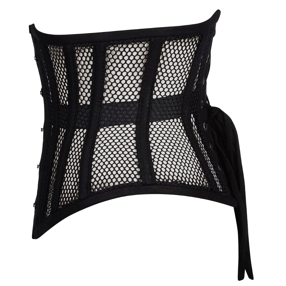 Heavy Duty Steel Boned Underbust Mesh Corset Cincher
