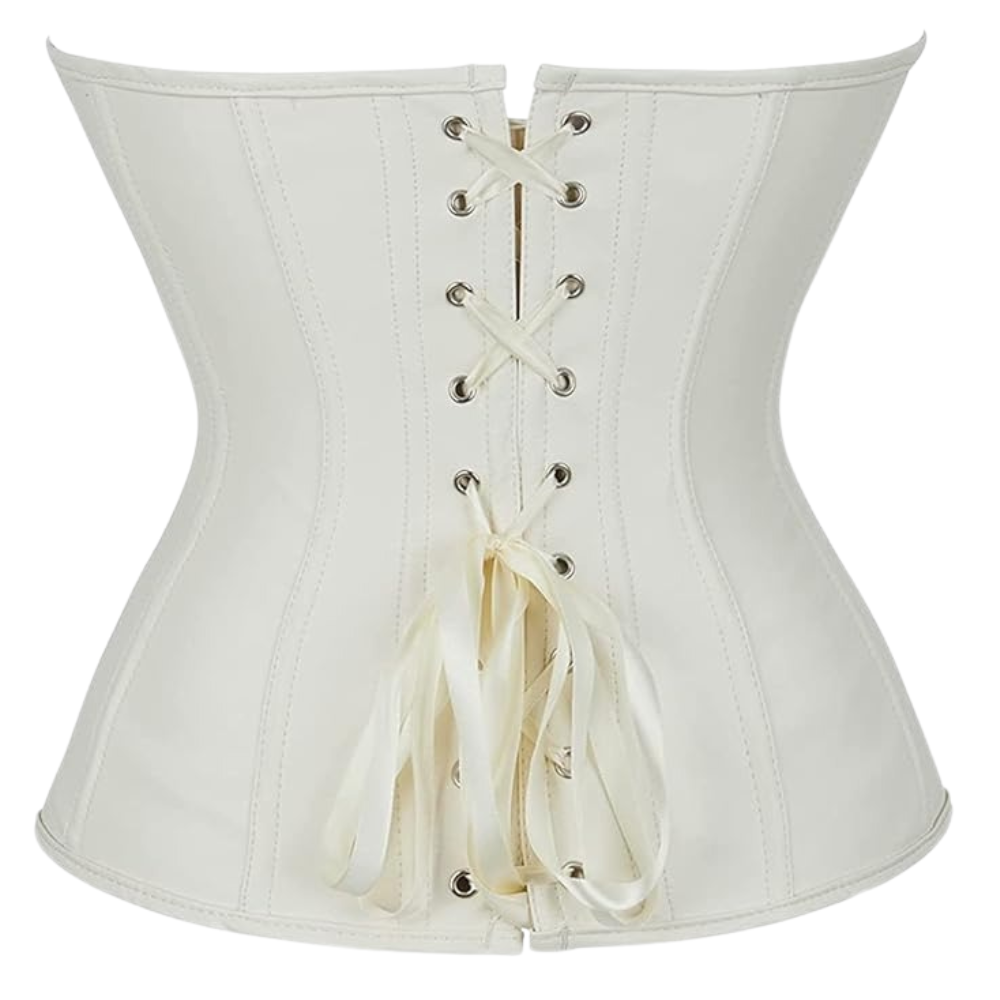 Faux Leather Corset Top For Women
