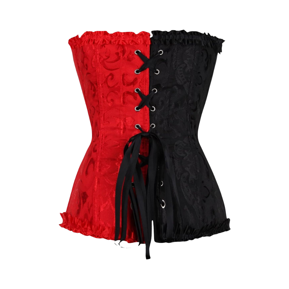 Floral Trim Shapewear Corset Top For Women