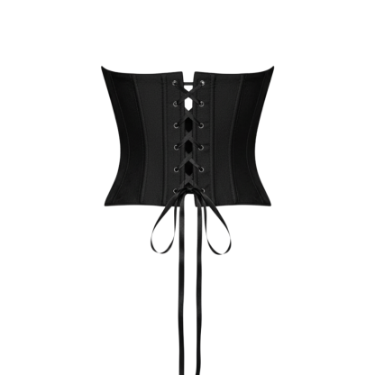 Lace Up Strapless Corset Top For Women