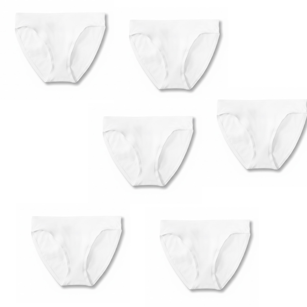 Pack Of 6 Cotton Bikini Briefs For Women