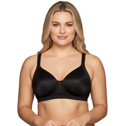 Back Smoothing Support Bra for Women with Lightly Lined Cups and Flexible Fit