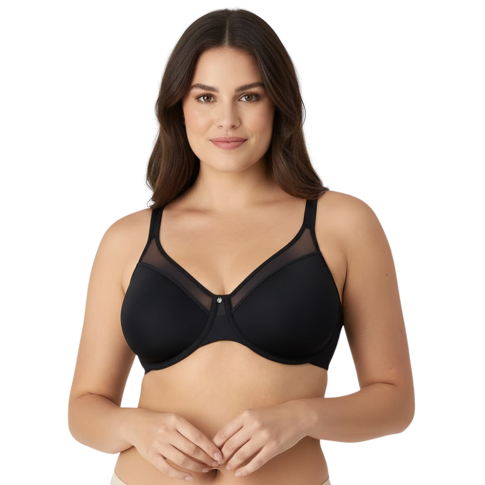 Ultra Light T Shirt Bra with Underwire and Convertible Straps For Women